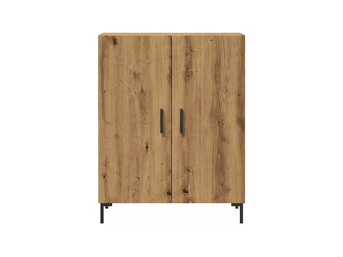 Buffet chêne artisanal 69,5x34x90 bois d'ingénierie