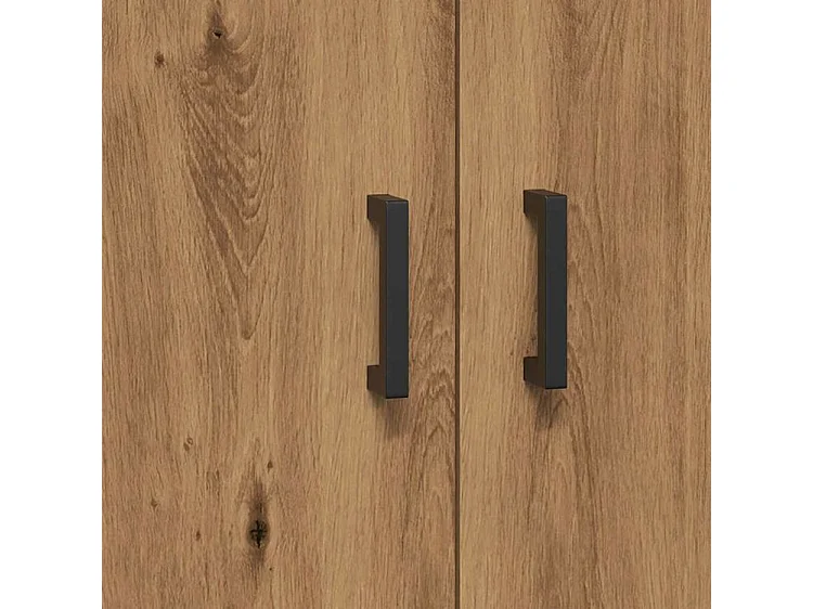 Buffet chêne artisanal 69,5x34x90 bois d'ingénierie