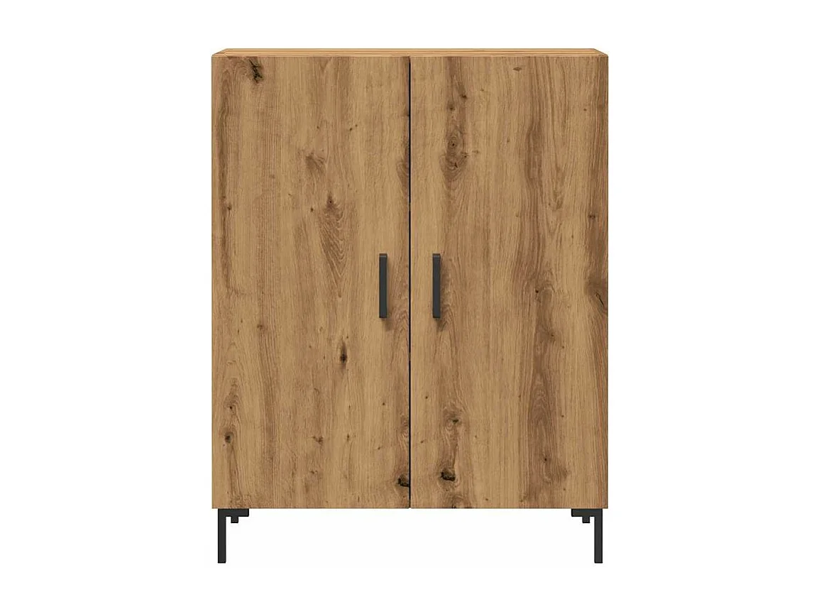 Buffet chêne artisanal 69,5x34x90 bois d'ingénierie