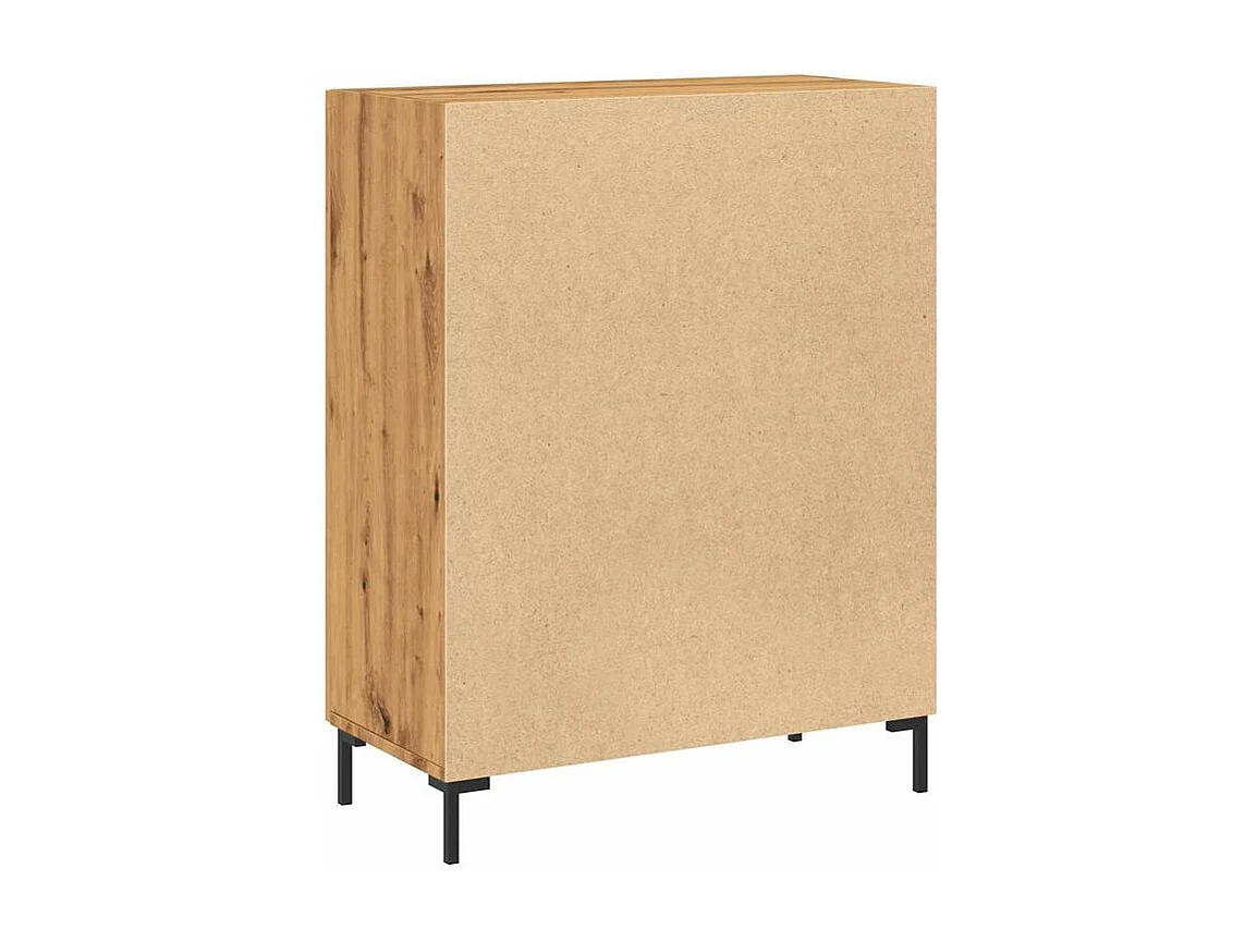 Buffet chêne artisanal 69,5x34x90 bois d'ingénierie