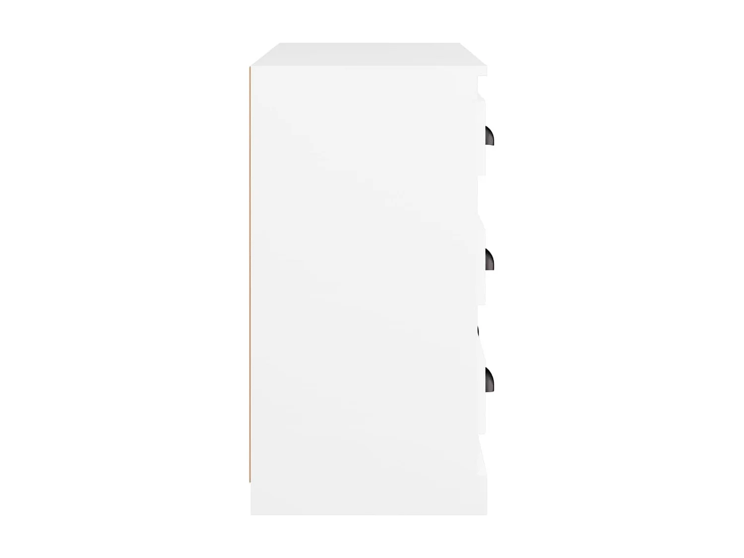 Buffet blanc 70x35,5x67,5 bois d'ingénierie