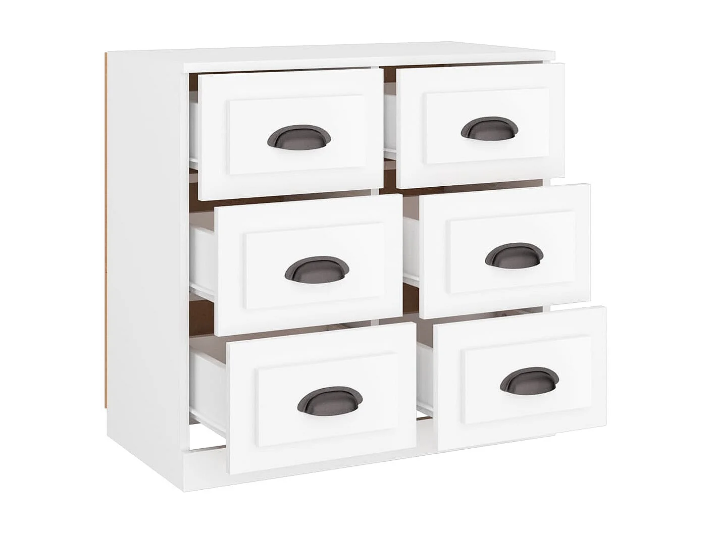 Buffet blanc 70x35,5x67,5 bois d'ingénierie