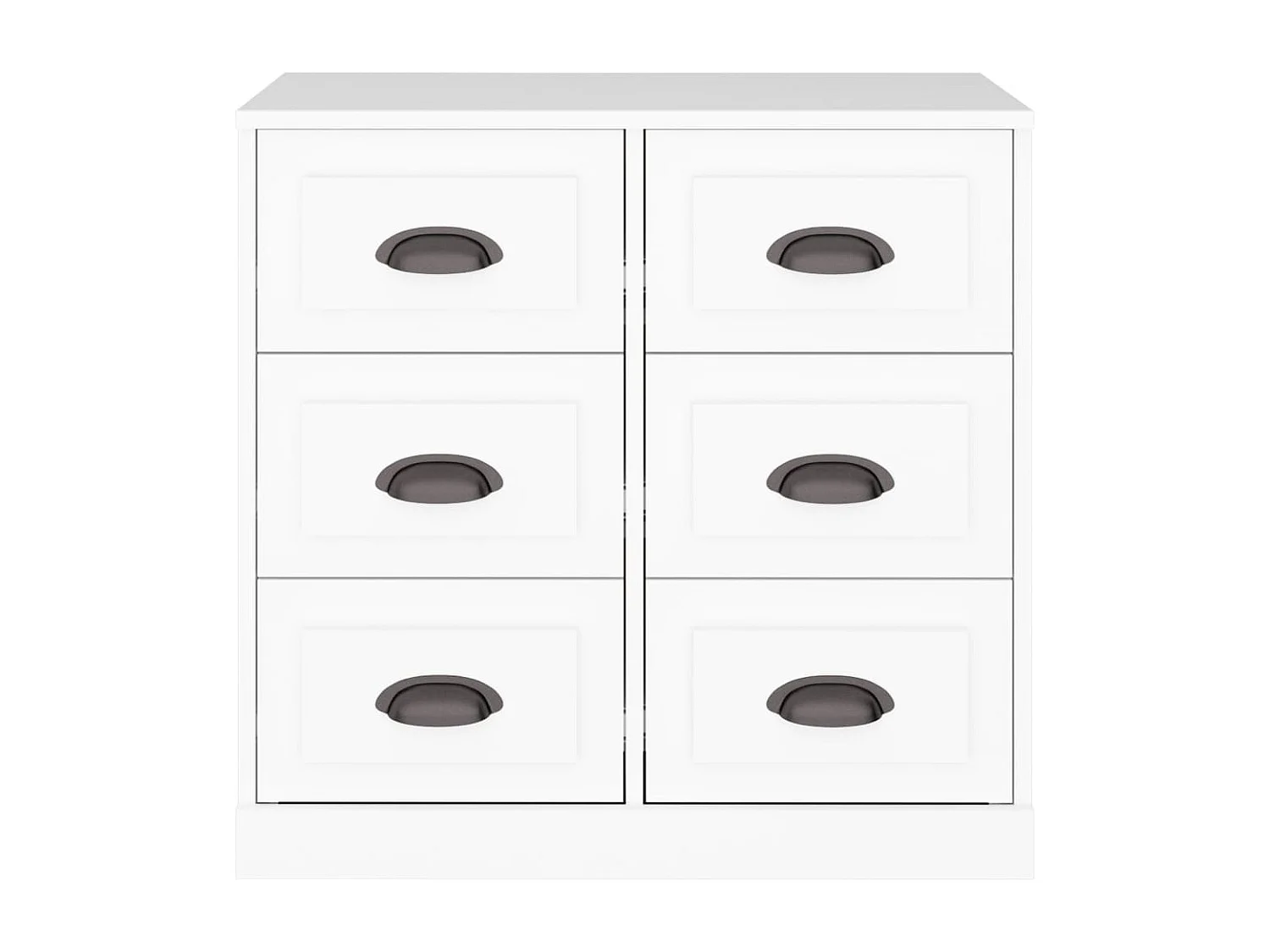 Buffet blanc 70x35,5x67,5 bois d'ingénierie