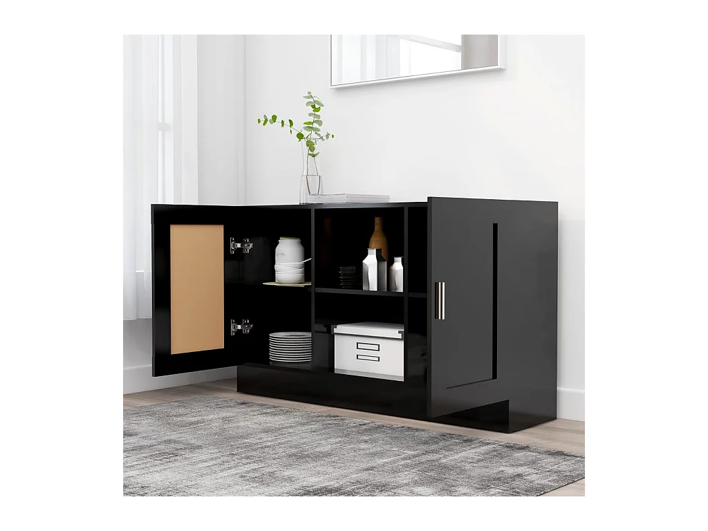 Buffet Noir 120x30,5x70