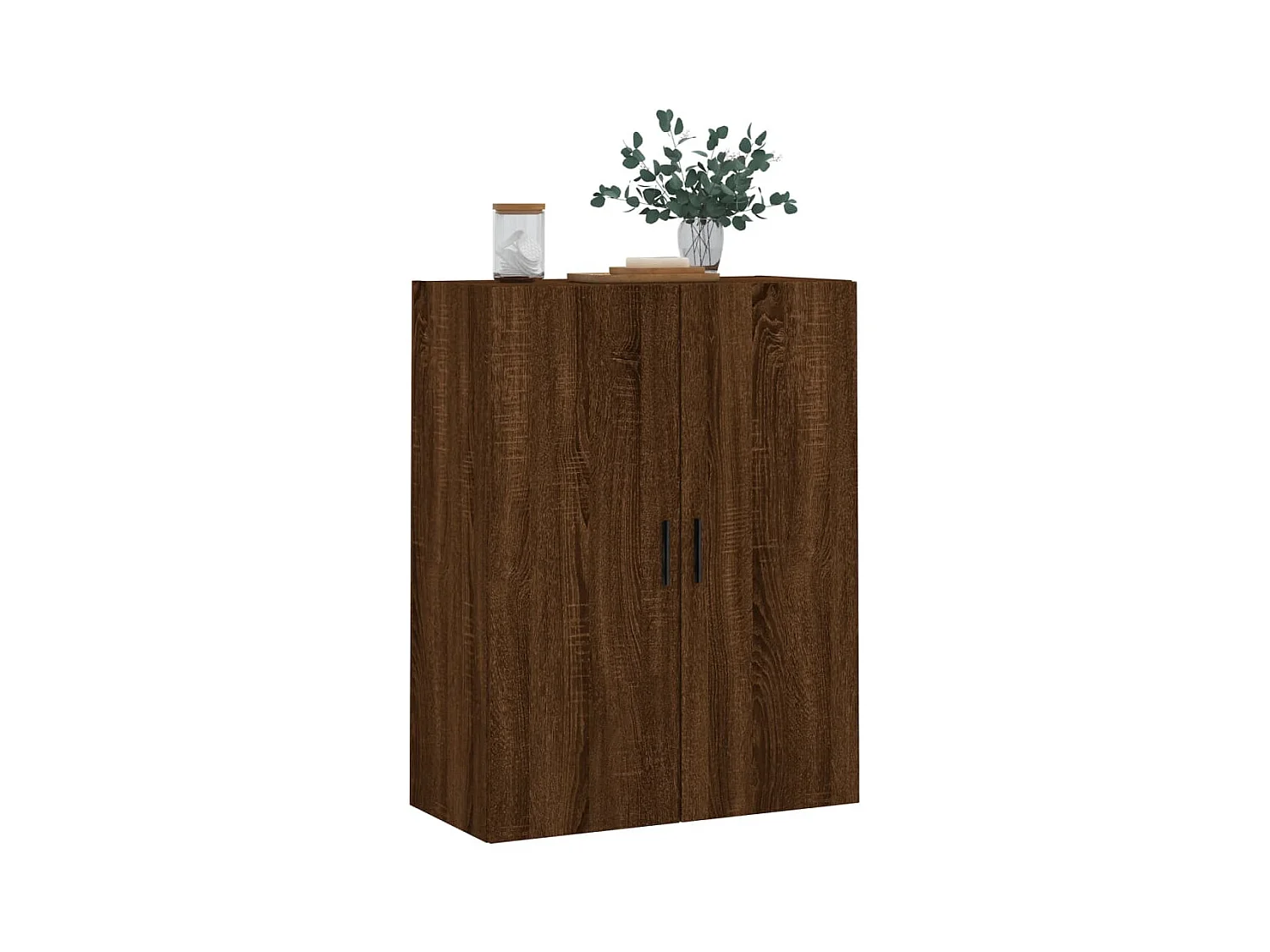 Armoire murale chêne marron 69,5x34x90