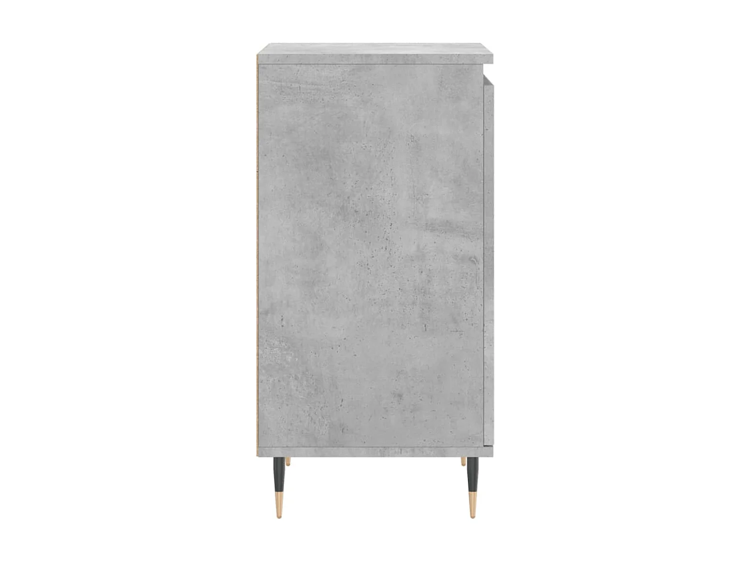 Buffets 2 pcs gris béton 40x35x70 bois d'ingénierie