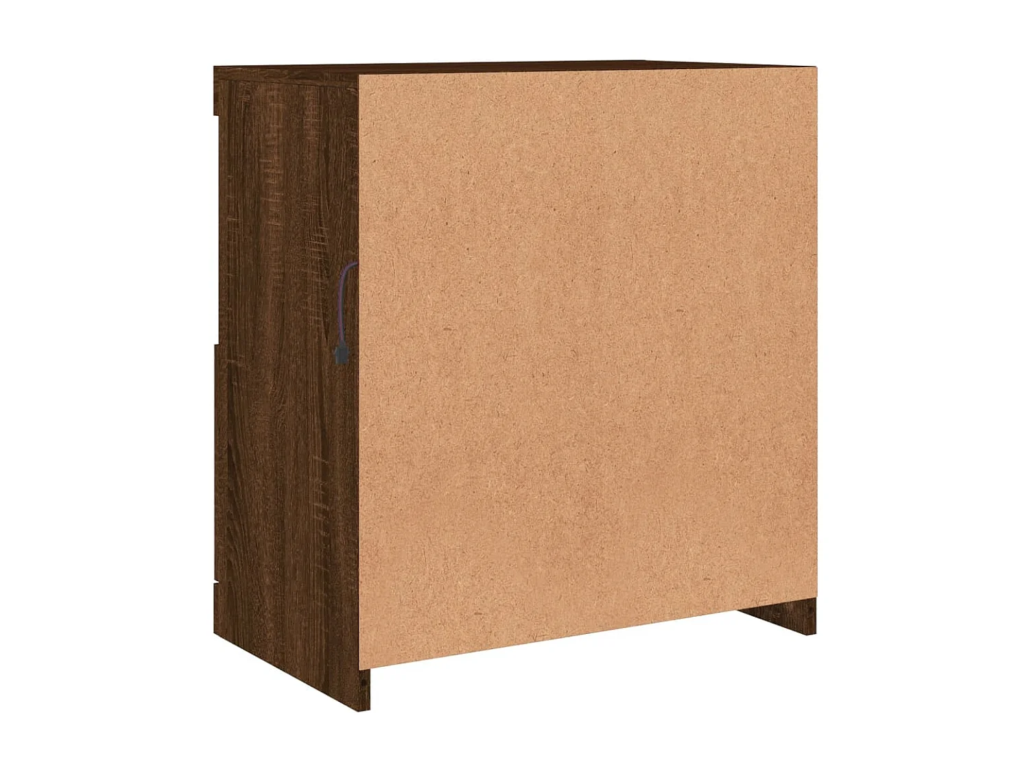 Buffet avec lumières LED chêne marron 60x37x67