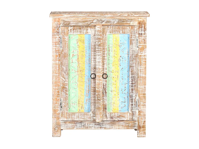 Buffet 61x35x76 Bois d'acacia brut