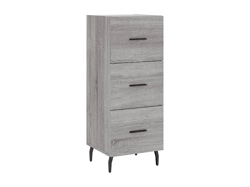 Buffet Sonoma gris 34,5x34x90 Bois d'ingénierie