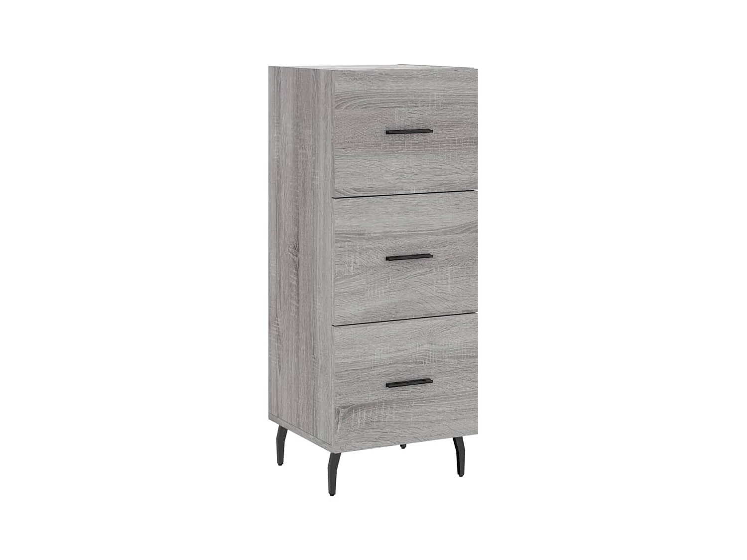 Buffet Sonoma gris 34,5x34x90 Bois d'ingénierie