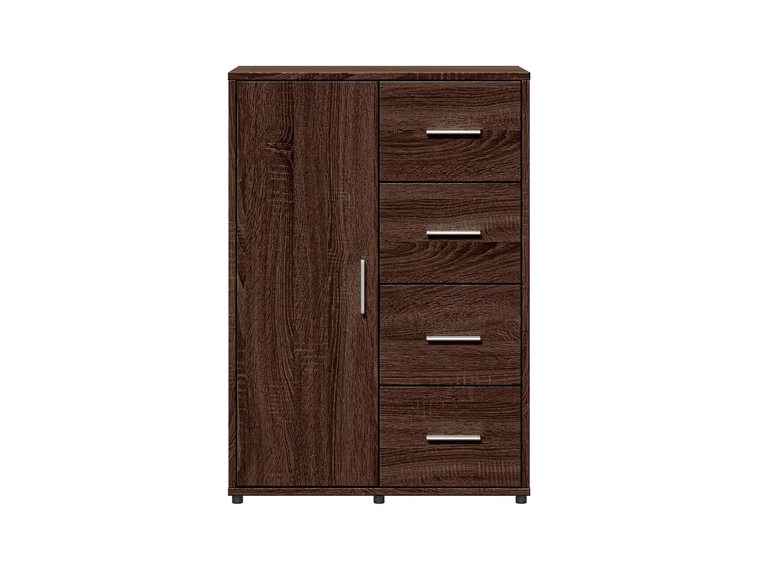 Buffet chêne marron 60x31x84 bois d'ingénierie