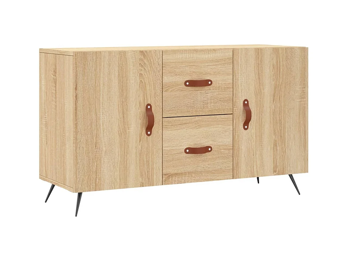 Buffet chêne sonoma 100x36x60 bois d'ingénierie