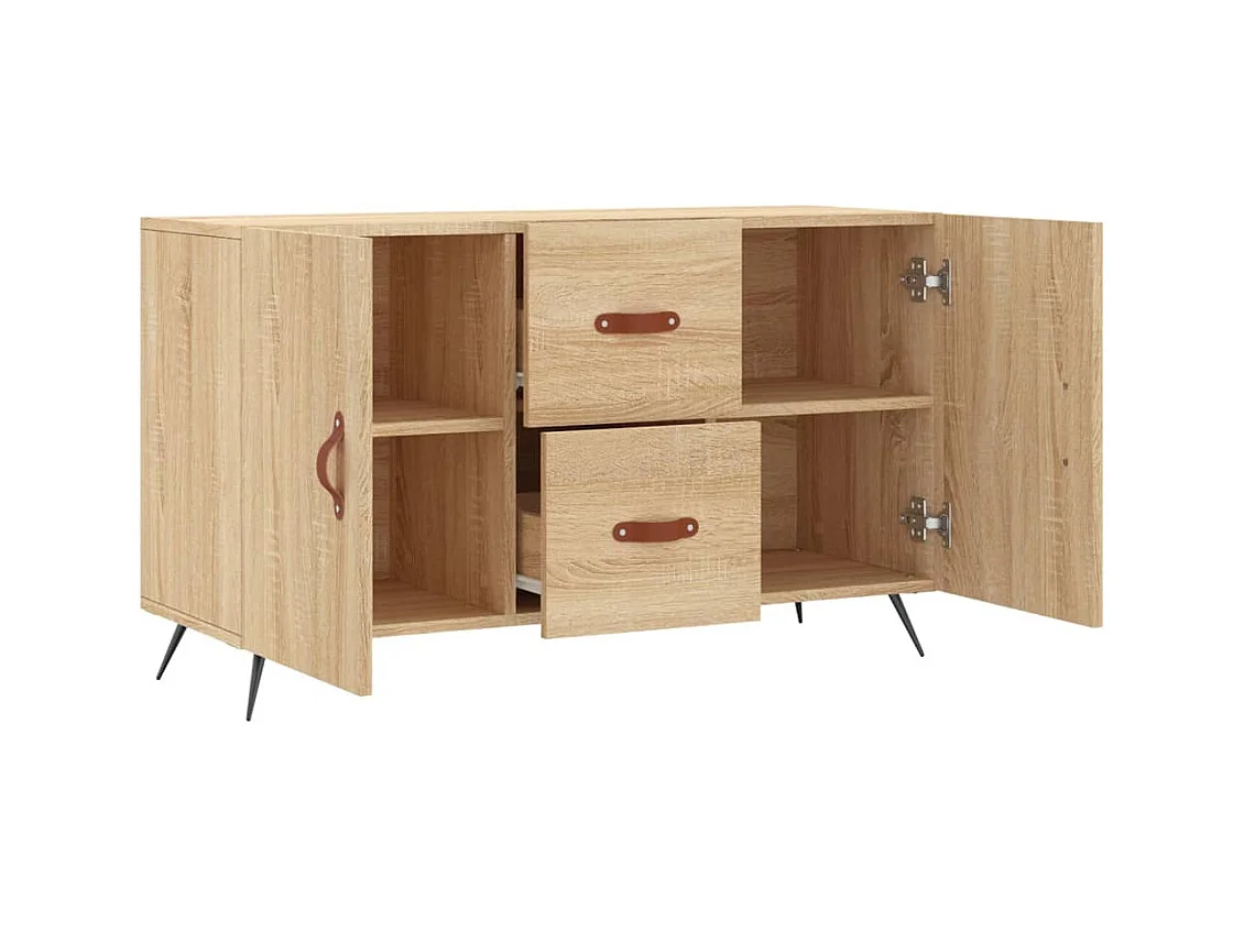 Buffet chêne sonoma 100x36x60 bois d'ingénierie