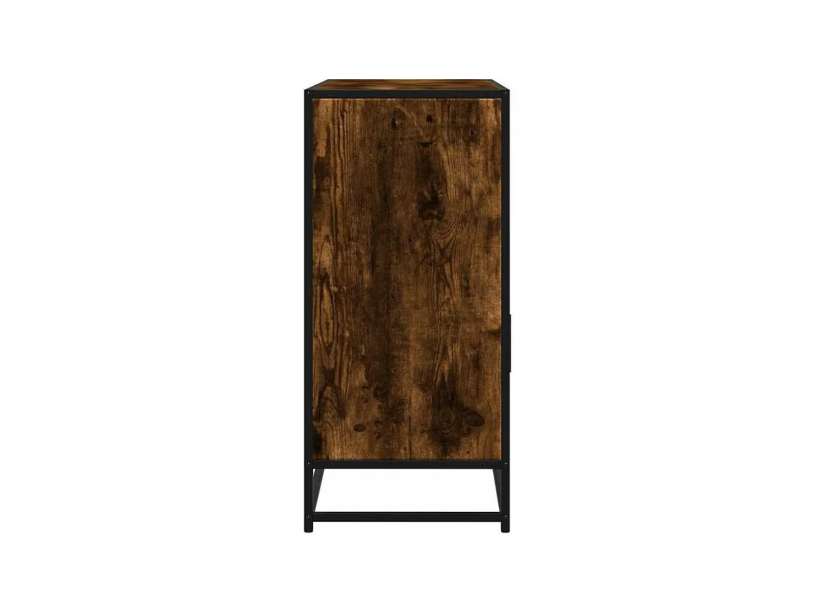 Buffet chêne fumé 100x35x76 bois d'ingénierie