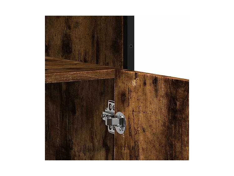 Buffet chêne fumé 100x35x76 bois d'ingénierie