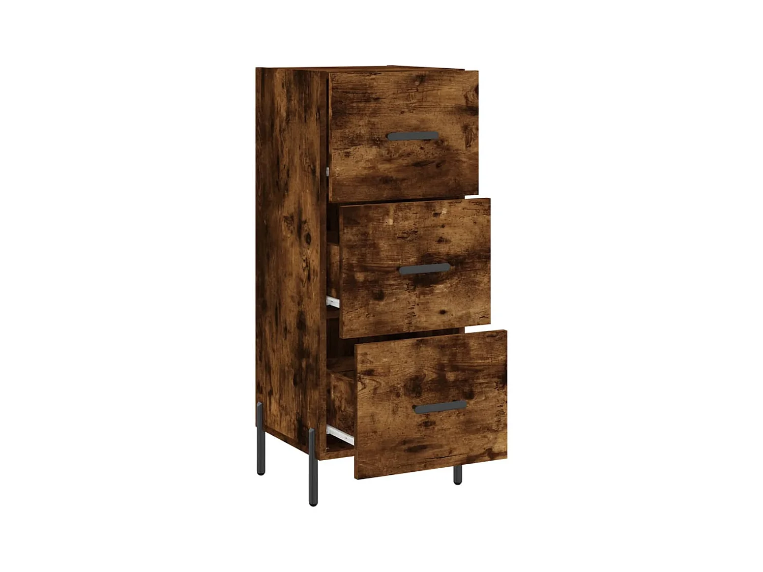 Buffet Chêne fumé 34,5x34x90 Bois d'ingénierie