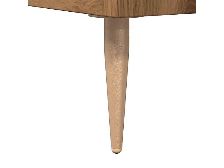 Buffet chêne artisanal 100x36x60 bois d'ingénierie