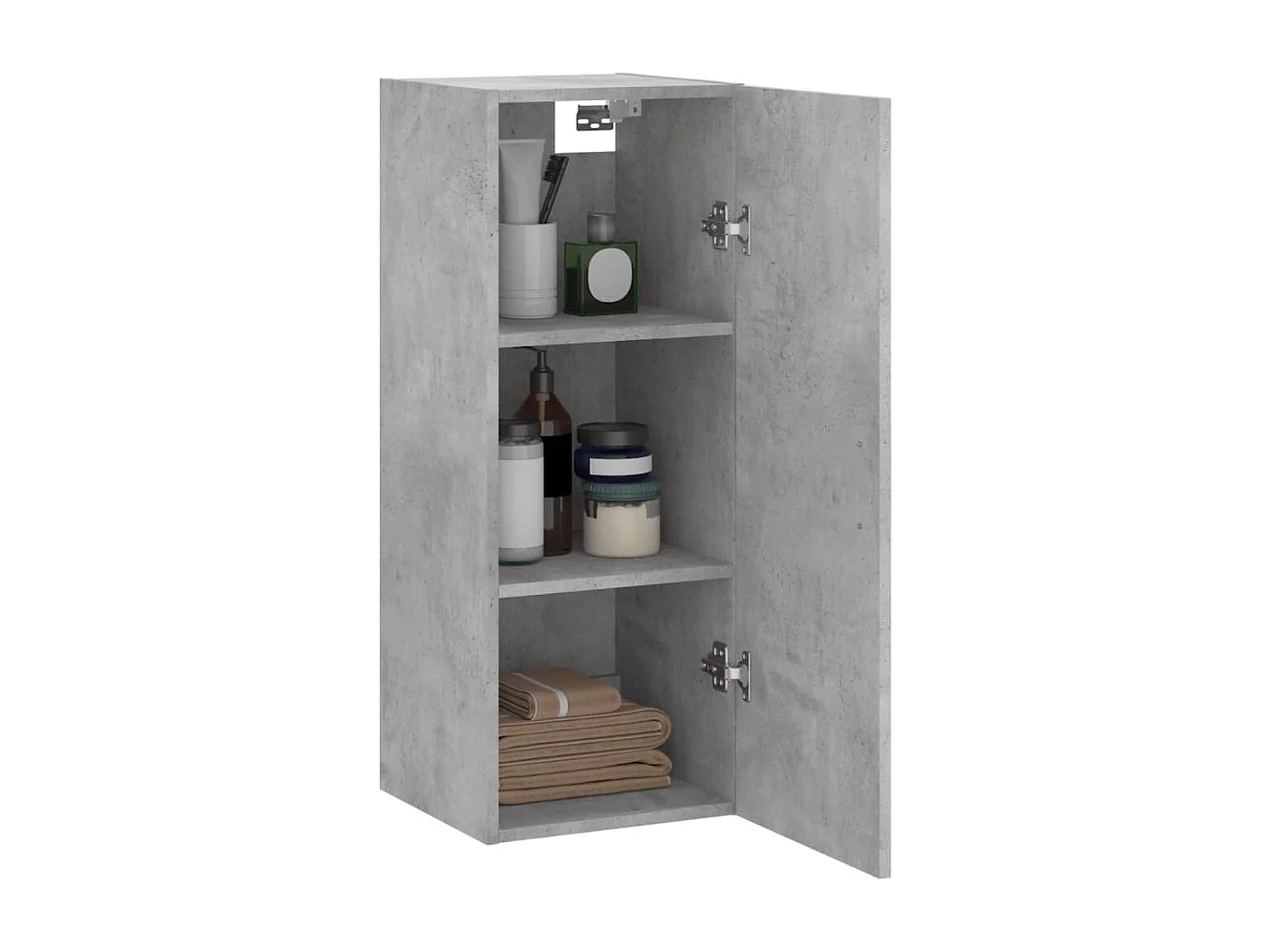 Armoire murale gris béton 34,5x34x90