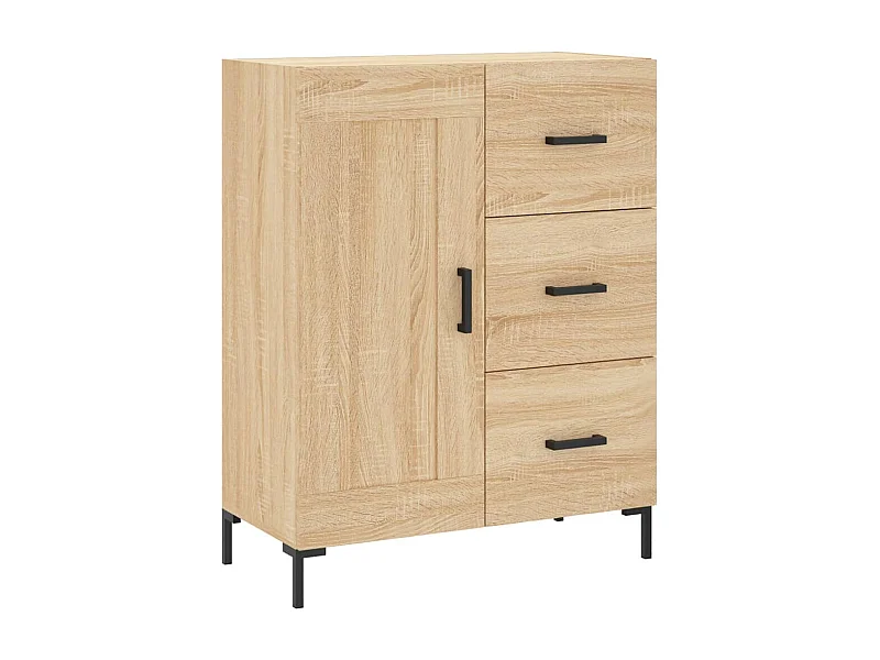Buffet chêne sonoma 69,5x34x90 bois d'ingénierie