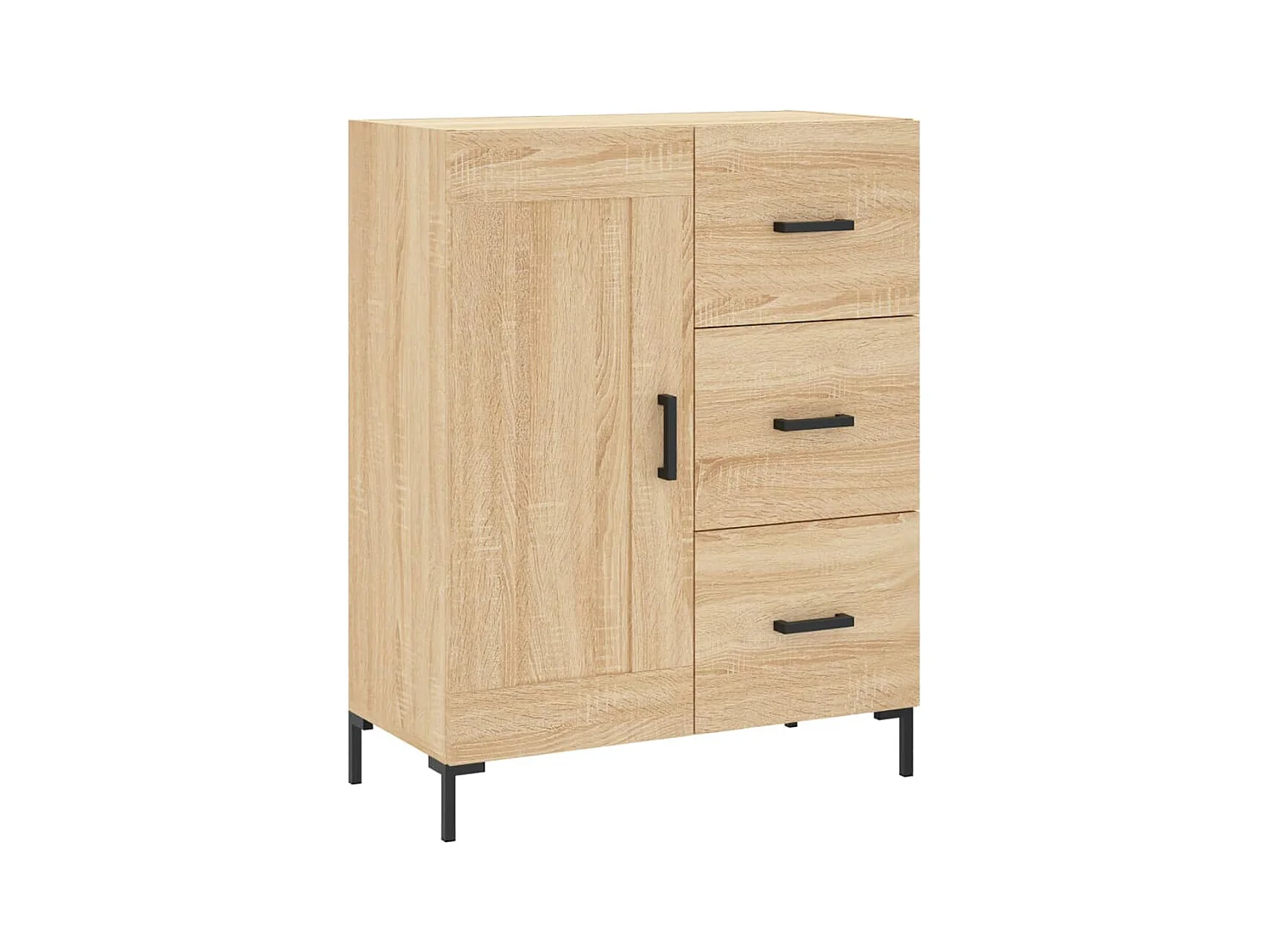 Buffet chêne sonoma 69,5x34x90 bois d'ingénierie