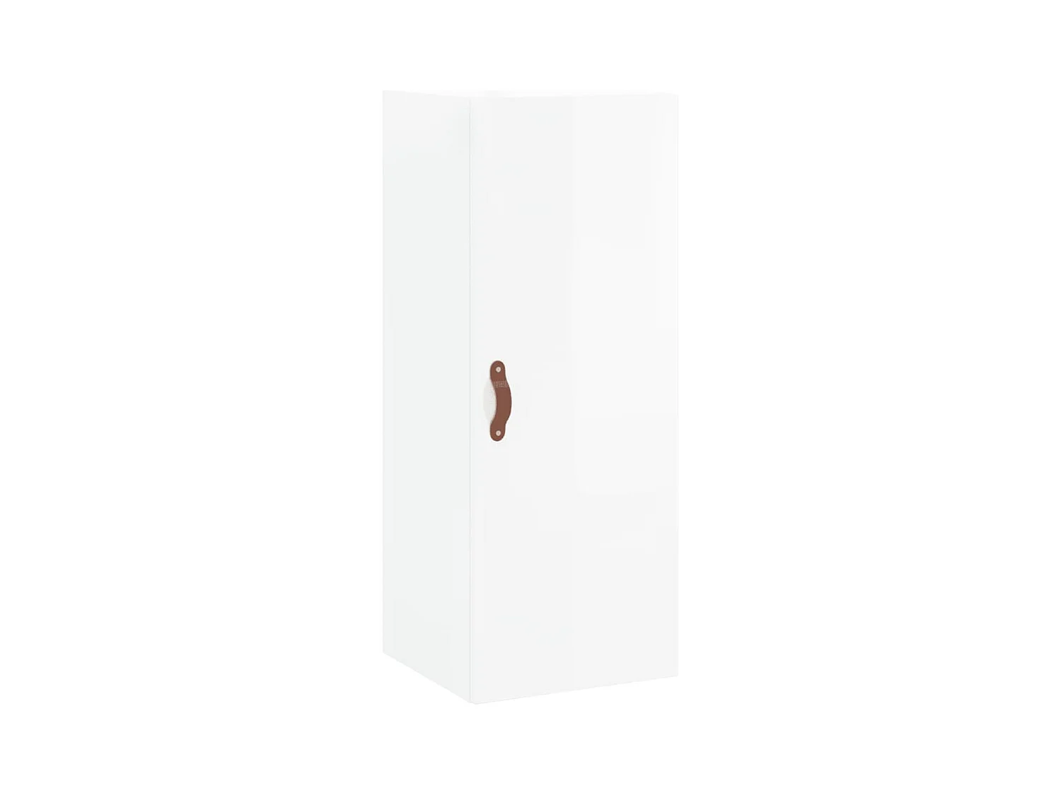 Armoire murale blanc brillant 34,5x34x90