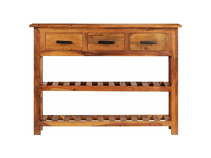 Buffet avec 3 tiroirs 110x30x80 Bois d'acacia massif