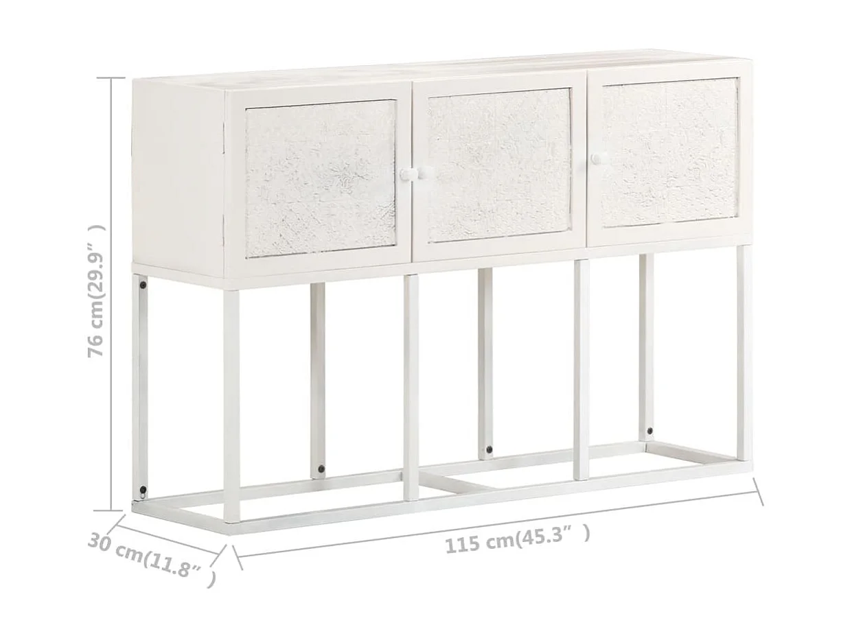 Buffet 115x30x76 Bois de manguier massif