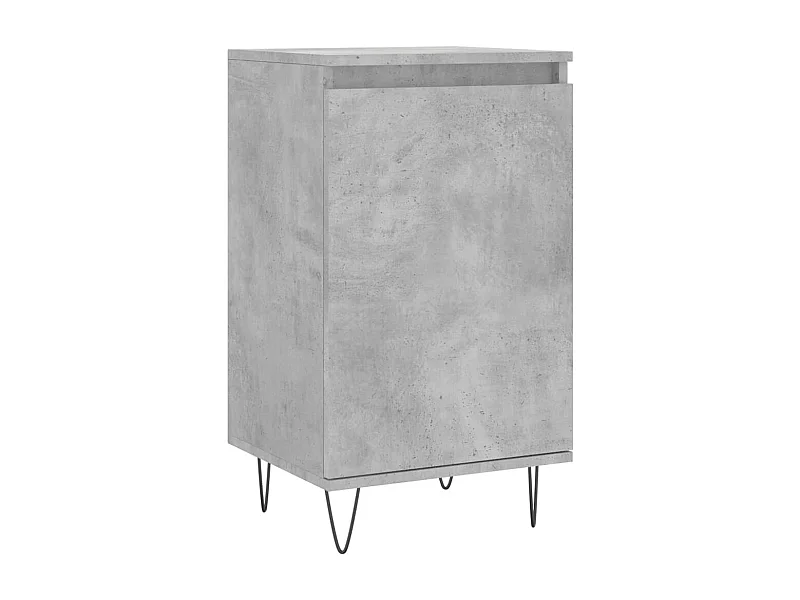 Buffet gris béton 40x35x70 bois d'ingénierie