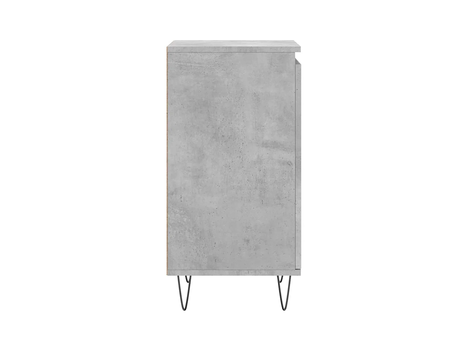 Buffet gris béton 40x35x70 bois d'ingénierie