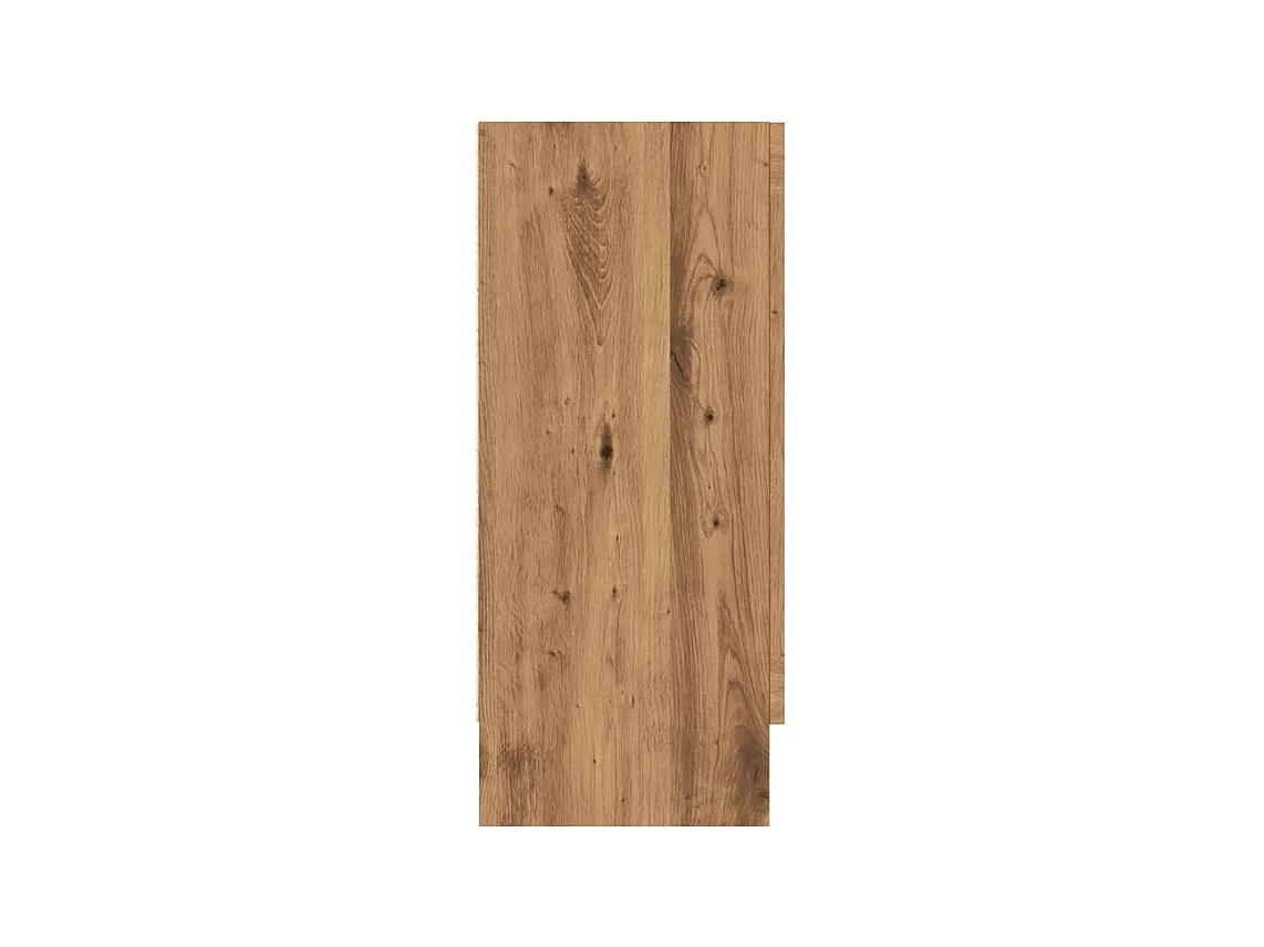 Buffet chêne artisanal 120x30,5x70 bois d'ingénierie