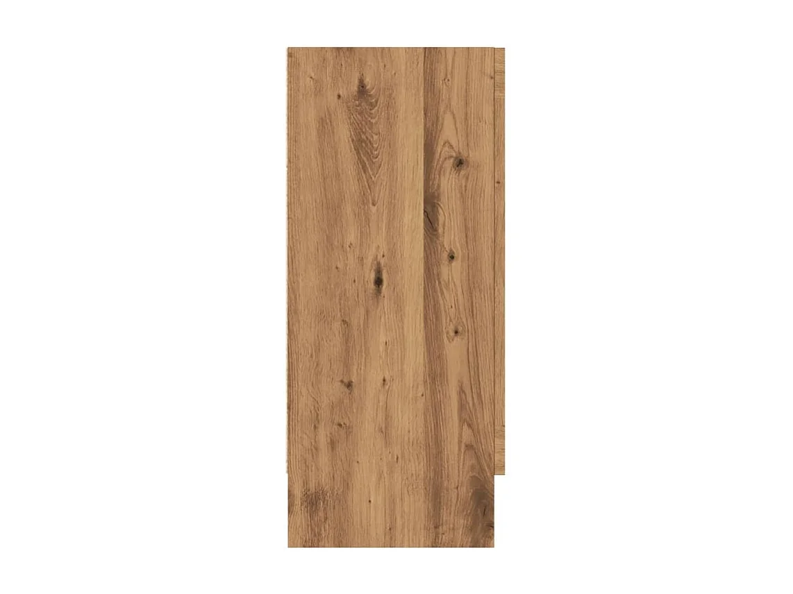 Buffet chêne artisanal 120x30,5x70 bois d'ingénierie