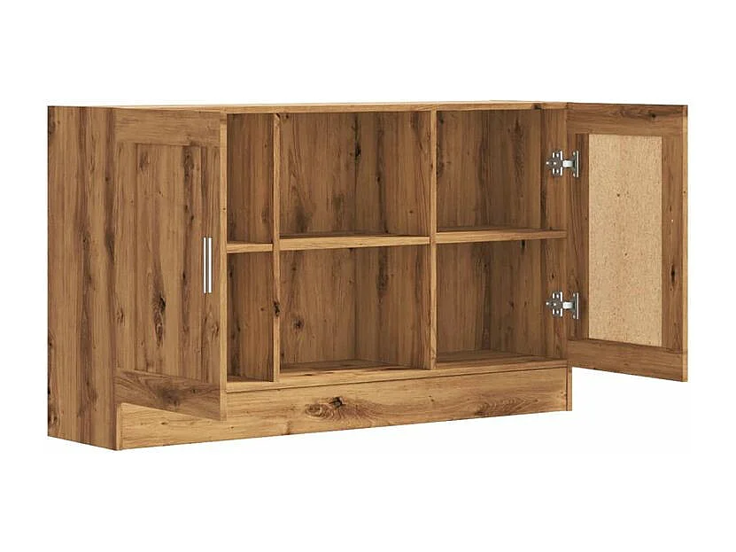 Buffet chêne artisanal 120x30,5x70 bois d'ingénierie