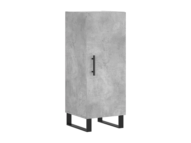 Buffet Gris béton 34,5x34x90 Bois d'ingénierie