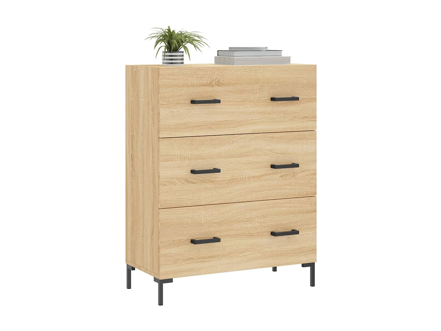 Buffet chêne sonoma 69,5x34x90 bois d'ingénierie