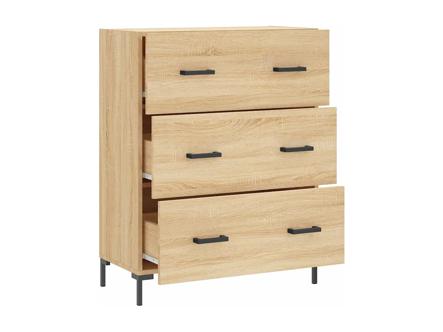 Buffet chêne sonoma 69,5x34x90 bois d'ingénierie