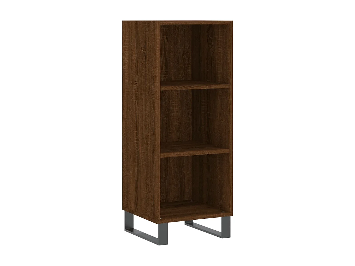 Buffet chêne marron 34,5x32,5x90 bois d'ingénierie