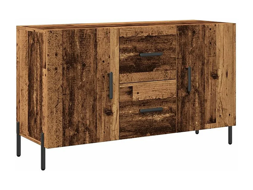 Buffet vieux bois 100x36x60 bois d'ingénierie