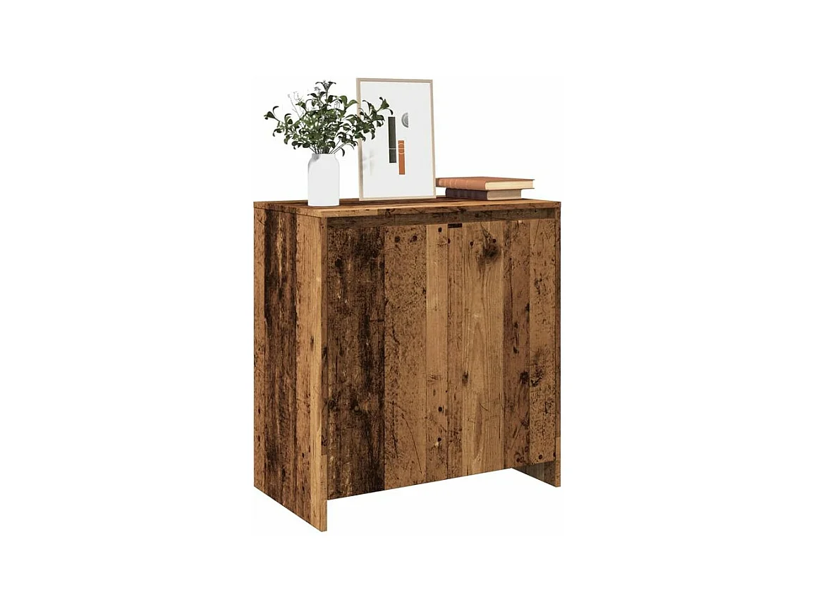 Buffet vieux bois 70x41x75 bois d'ingénierie