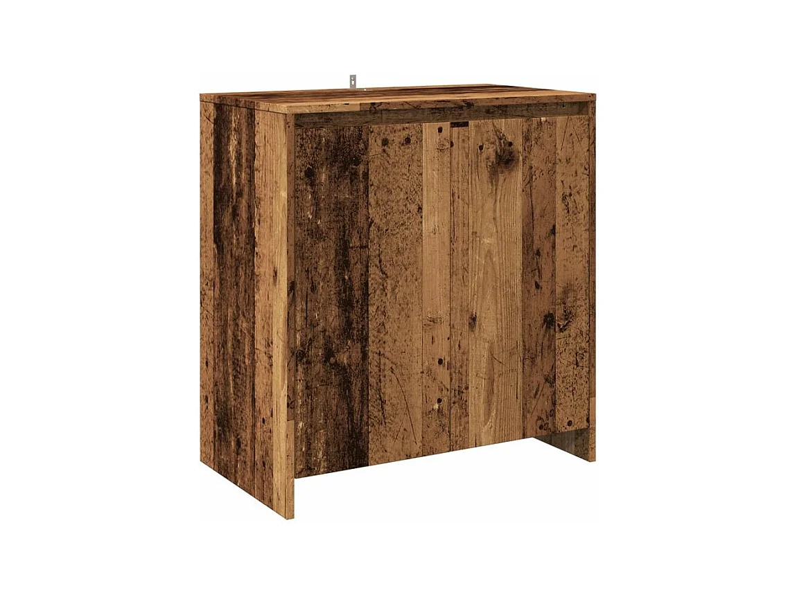 Buffet vieux bois 70x41x75 bois d'ingénierie