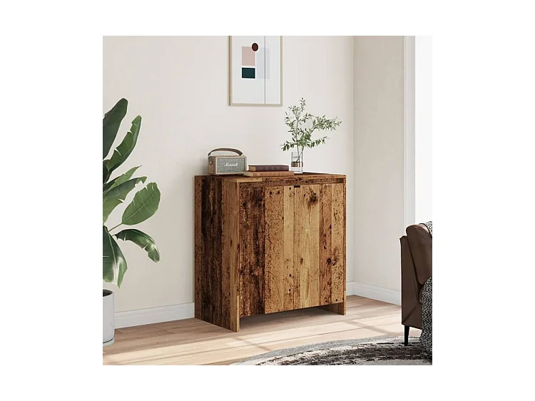 Buffet vieux bois 70x41x75 bois d'ingénierie