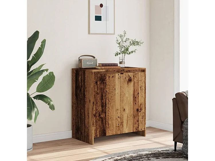 Buffet vieux bois 70x41x75 bois d'ingénierie