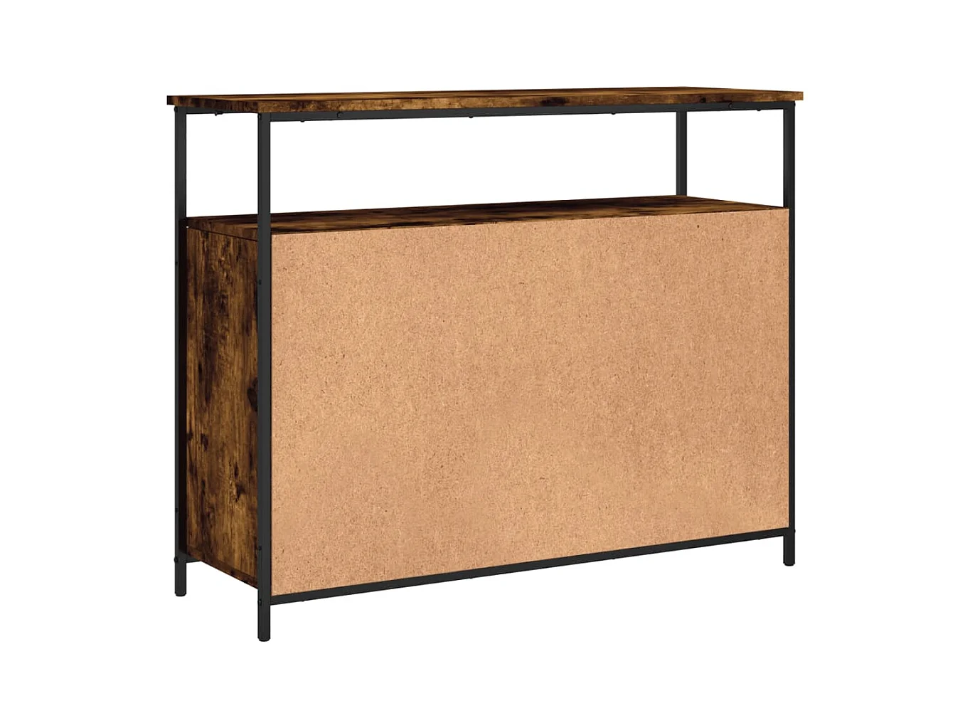 Buffet chêne fumé 100x35x80 bois d'ingénierie