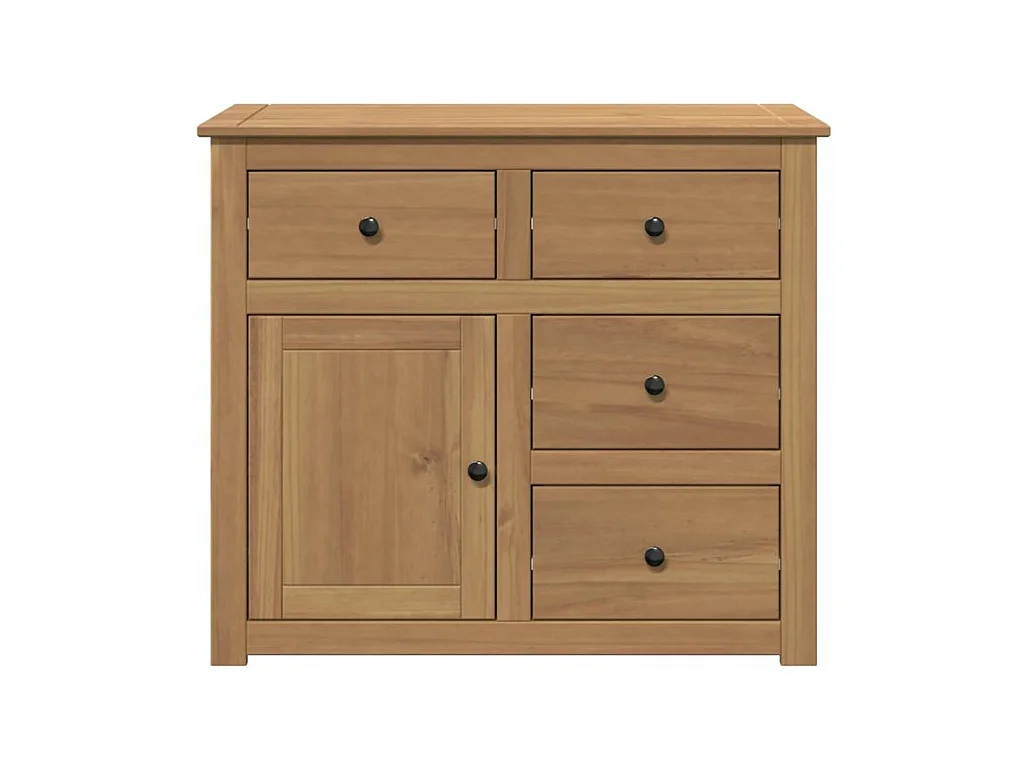 Buffet avec tiroirs Panama 93x40x80 bois massif de pin