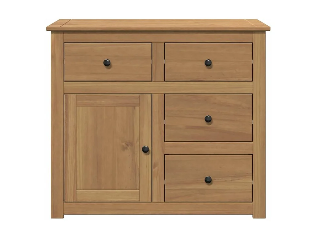 Buffet avec tiroirs Panama 93x40x80 bois massif de pin