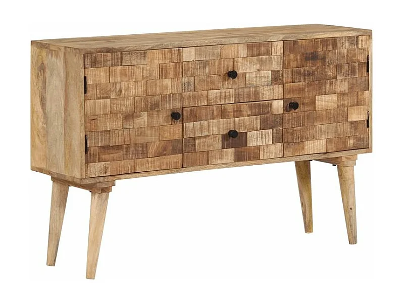 Buffet 110x30x70 bois massif de manguier
