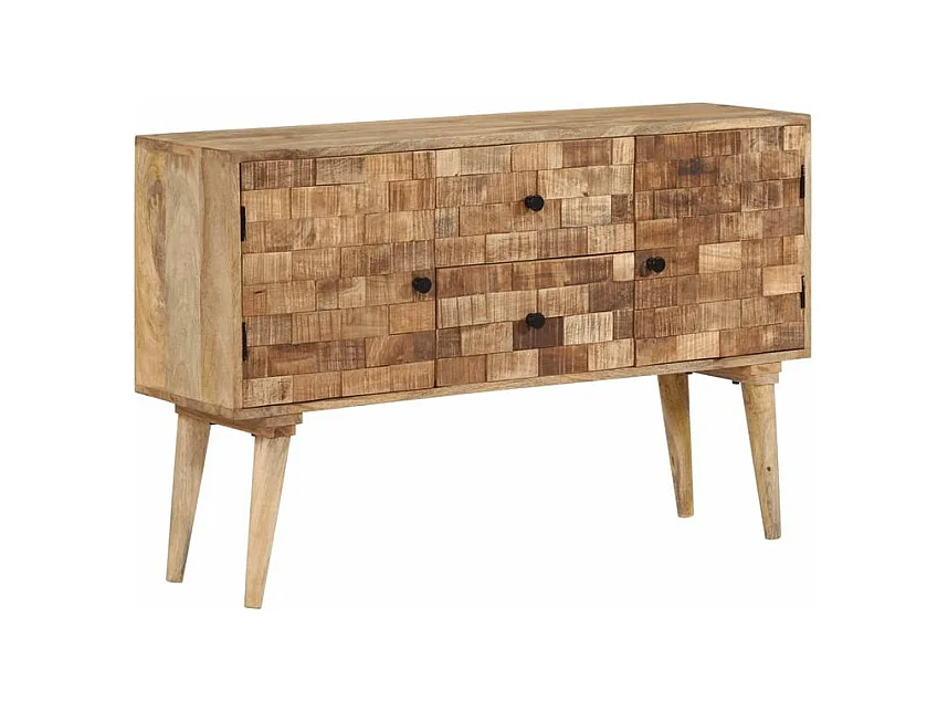 Buffet 110x30x70 bois massif de manguier