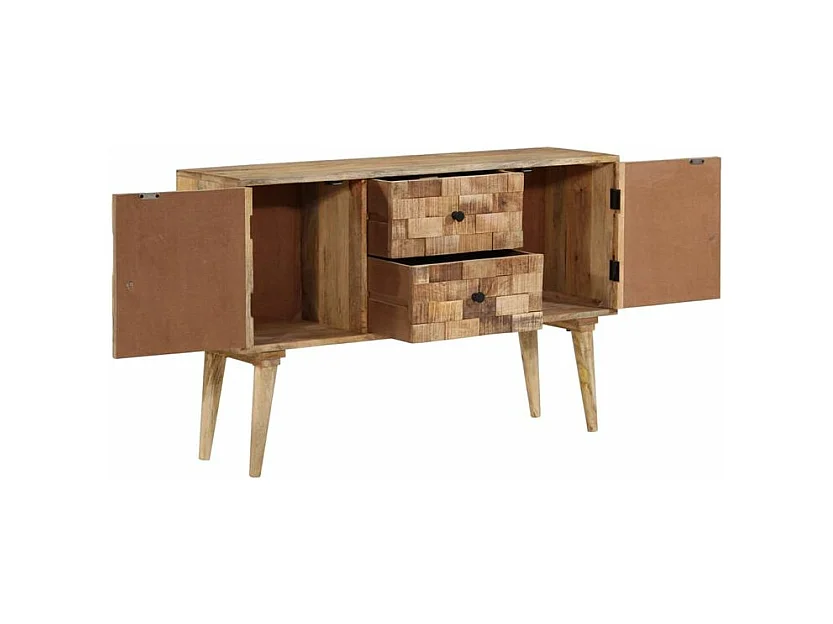 Buffet 110x30x70 bois massif de manguier