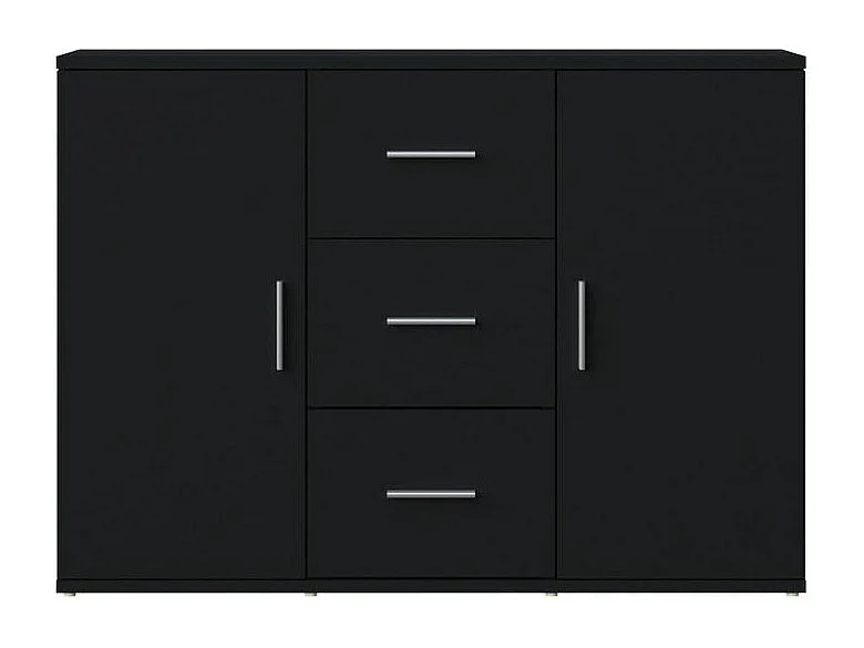 Buffet Noir 91x29,5x65 Bois d'ingénierie
