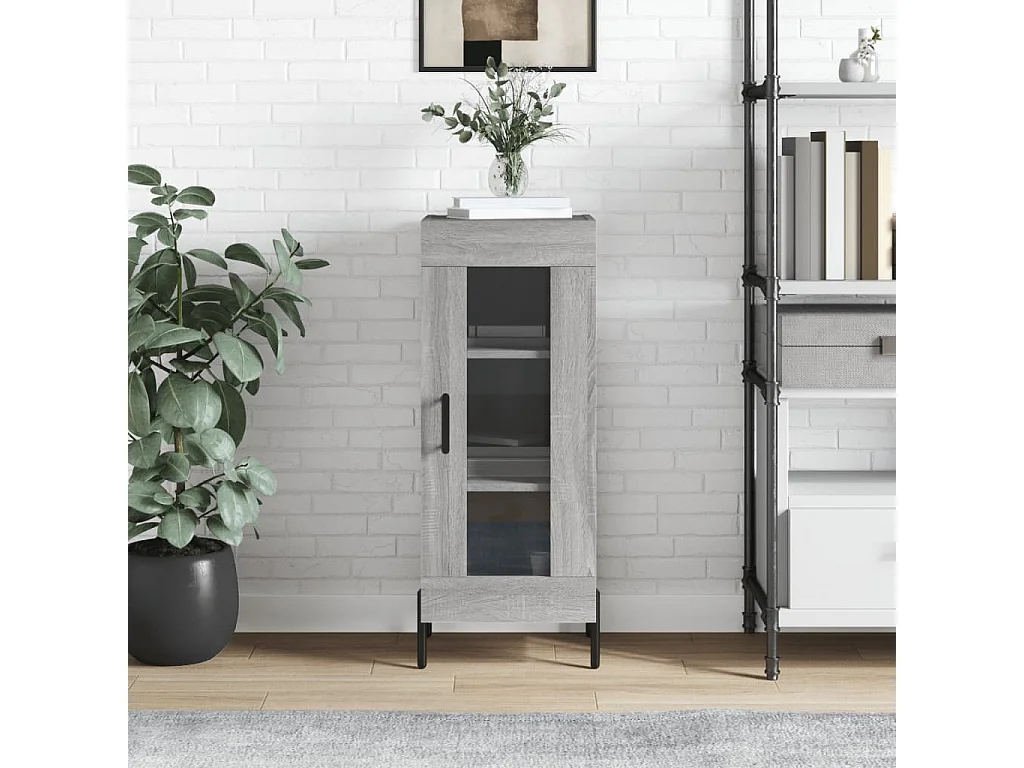 Buffet Sonoma gris 34,5x34x90 Bois d'ingénierie