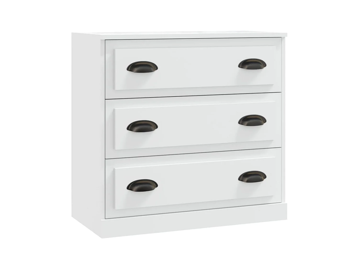 Buffet blanc 70x35,5x67,5 bois d'ingénierie